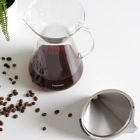 Cafetera Manual Pour Over 900ml Filtro De Acero Fissman