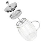 Cafetera Prensa Francesa Fat 600ml Transparente Fissman