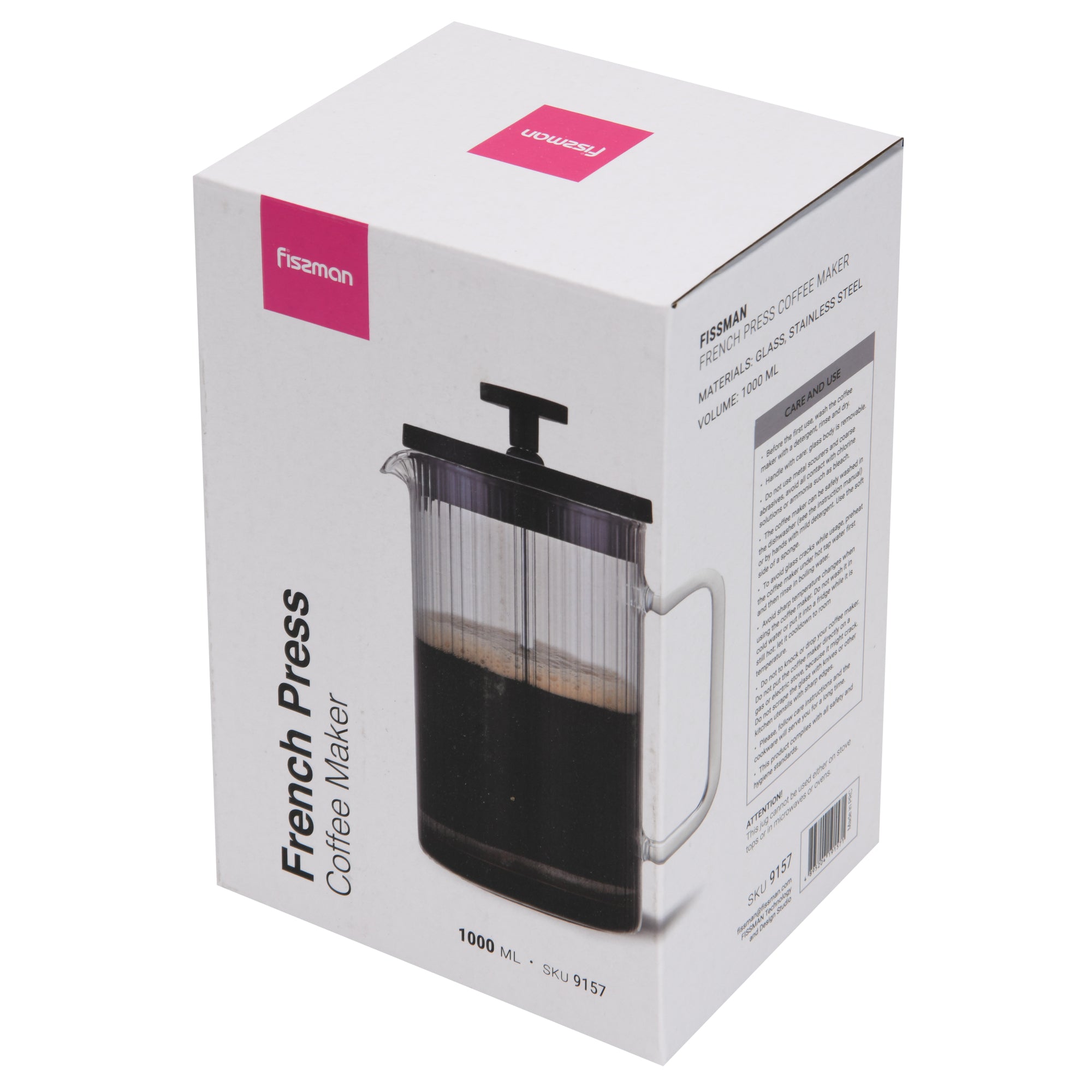 Cafetera Prensa Francesa Line 1000 Ml Fissman