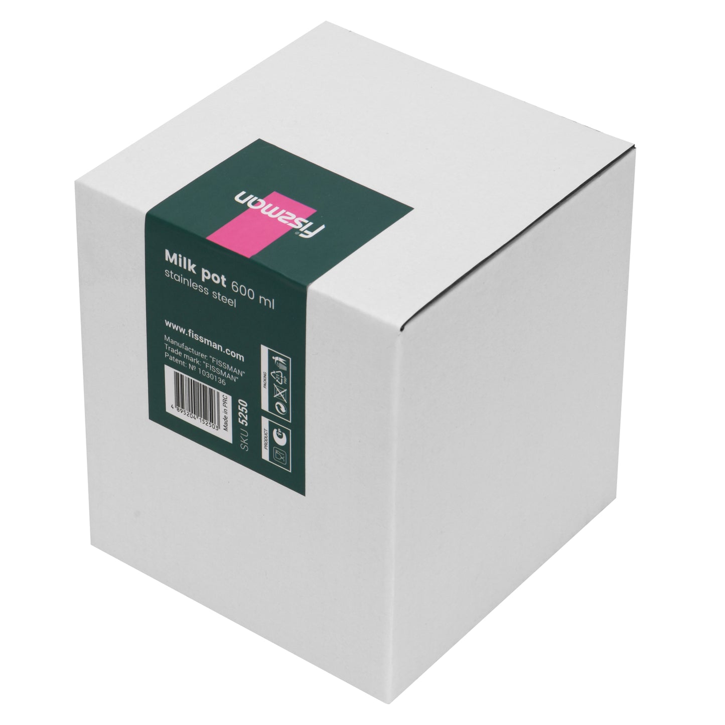 Jarra de Leche Acero Inoxidable 600ml Fissman