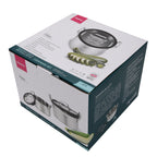 Set Ollas Con Colador Fabia 6.2 + 2.5 Litros - 4 Piezas Fissman