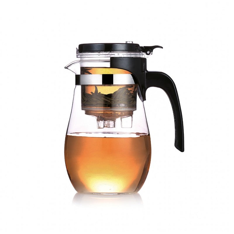 Tetera De Vidrio Con Infusor 900 Ml Gunfu - Fissman