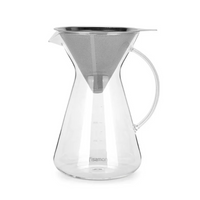 Cafetera Manual Pour Over 900ml Filtro De Acero Fissman